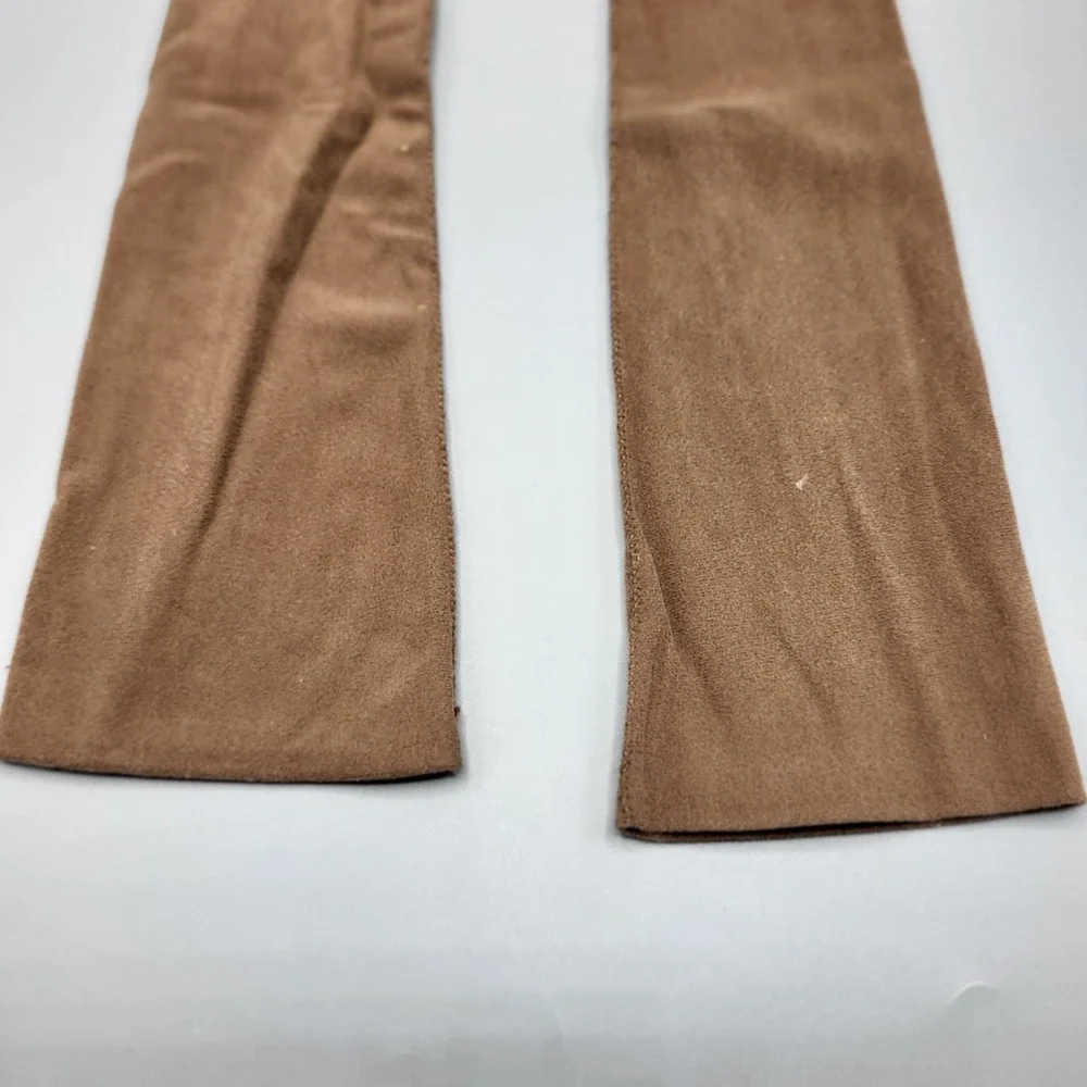 Vintage Elbow Opera Length Formal Gloves Womens One Size Stretch Brown
